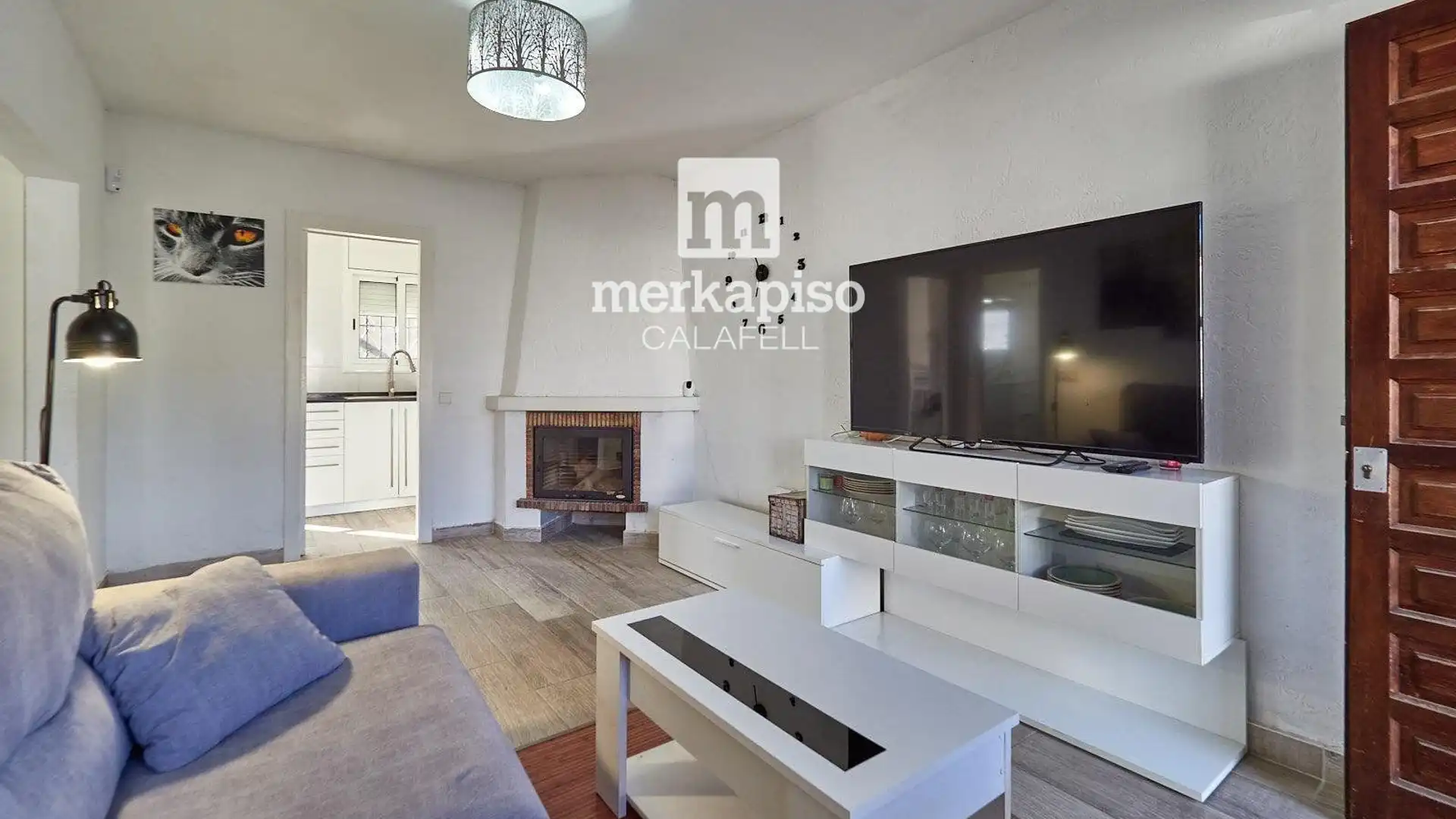 Living room of Single-family semi-detached for sale in Albinyana  with Air Conditioner, Terrace and Storage room