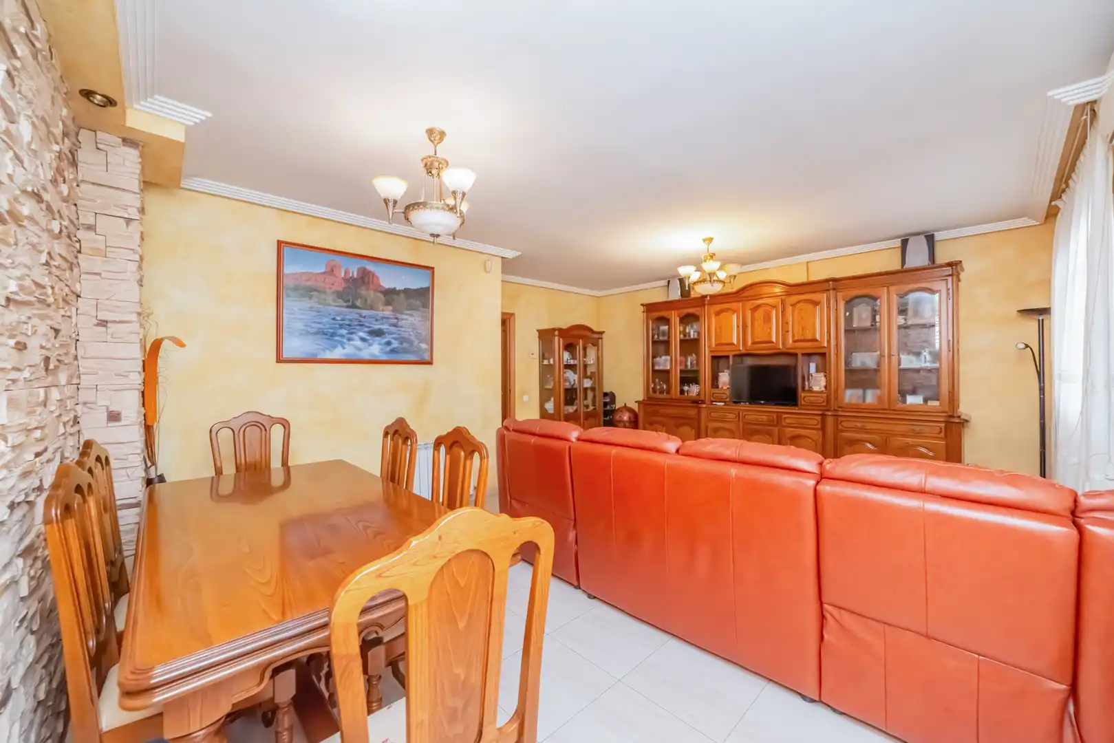 Sala de estar de Casa o chalet en venta en Mejorada del Campo con Aire acondicionado, Calefacción y Terraza