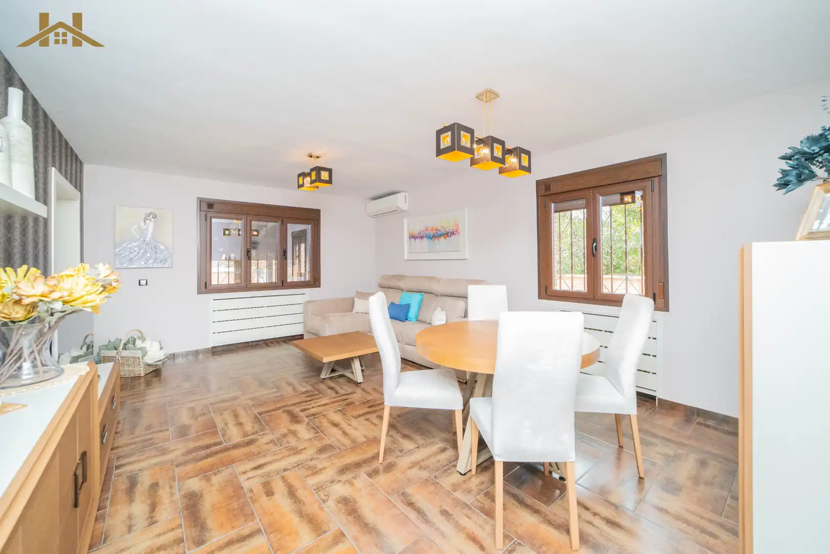 Dining room of Houses for sale in Cubas de la Sagra  with Air Conditioner, Heating and Terrace