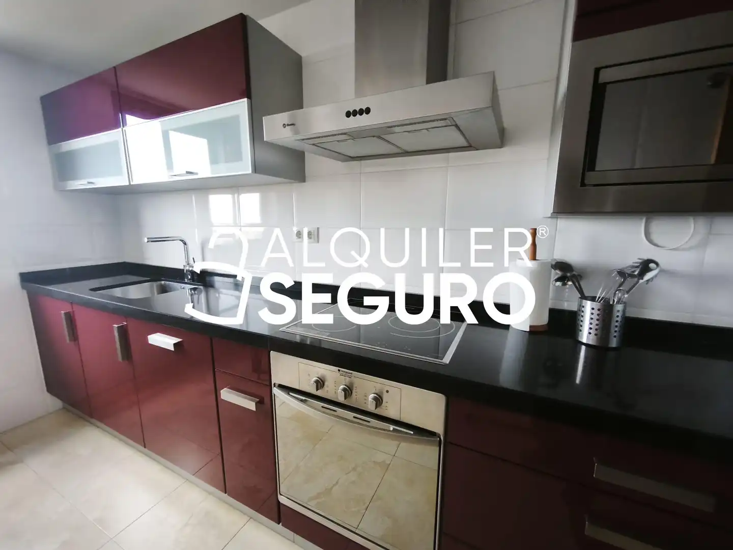 Kitchen of Flat for rent in Zaragoza  with Air Conditioner, Heating and Terrace