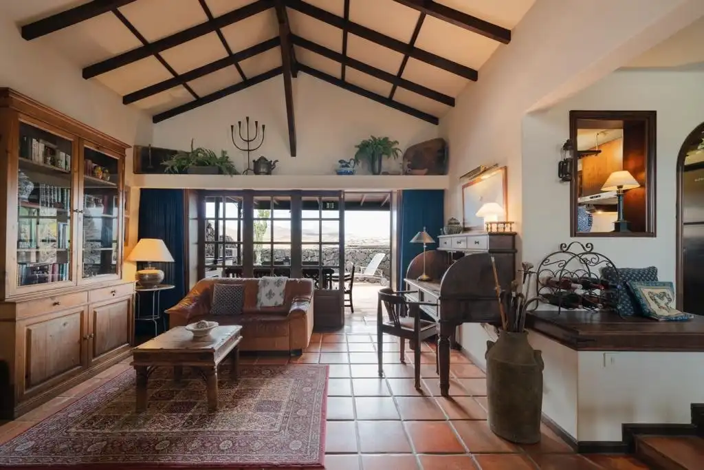 Sala de estar de Casa o chalet en venta en Teguise con Jardín privado, Terraza y Amueblado