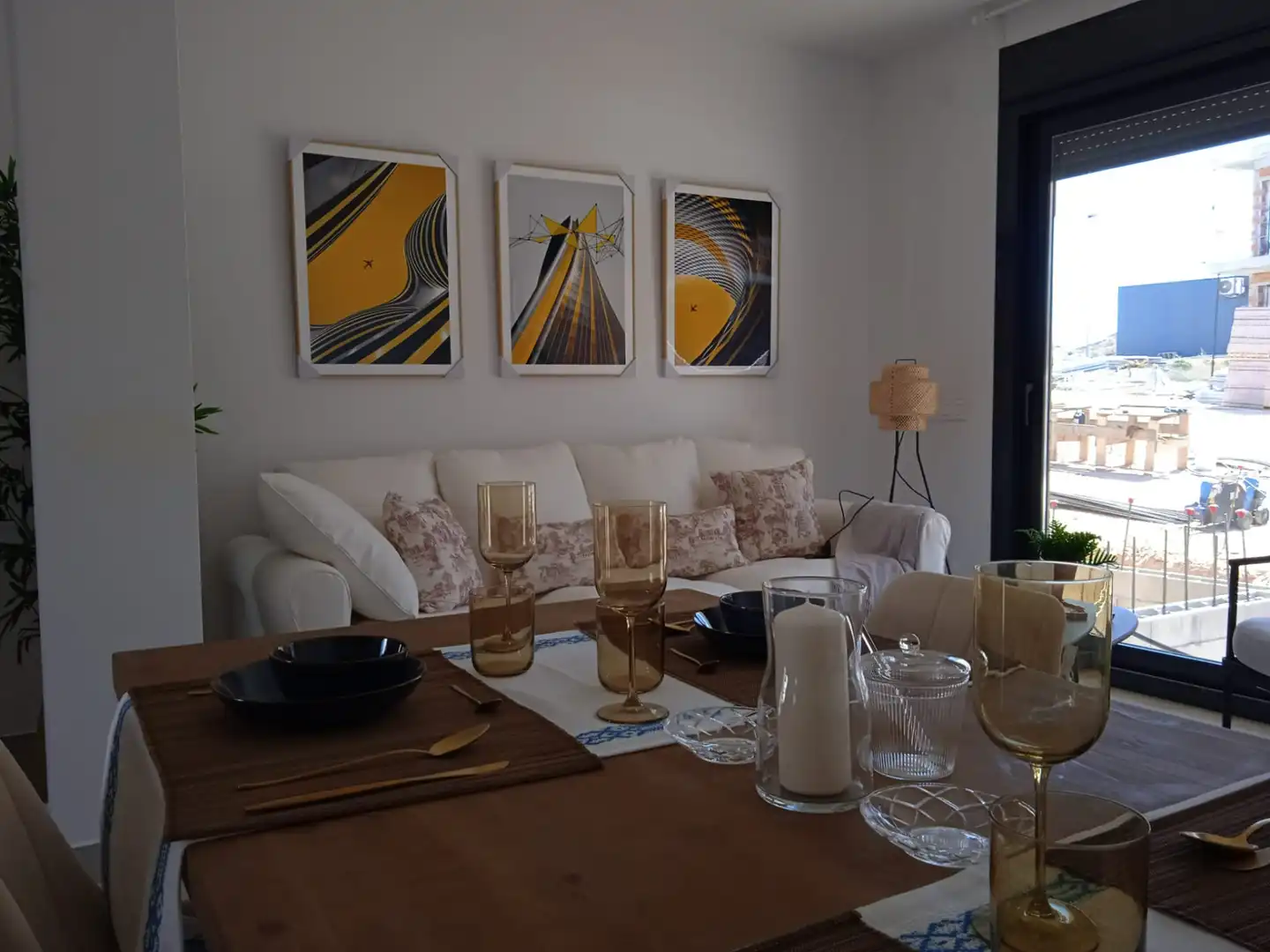 Sala d'estar de Apartament en venda en Orihuela amb Aire condicionat, Terrassa i Moblat
