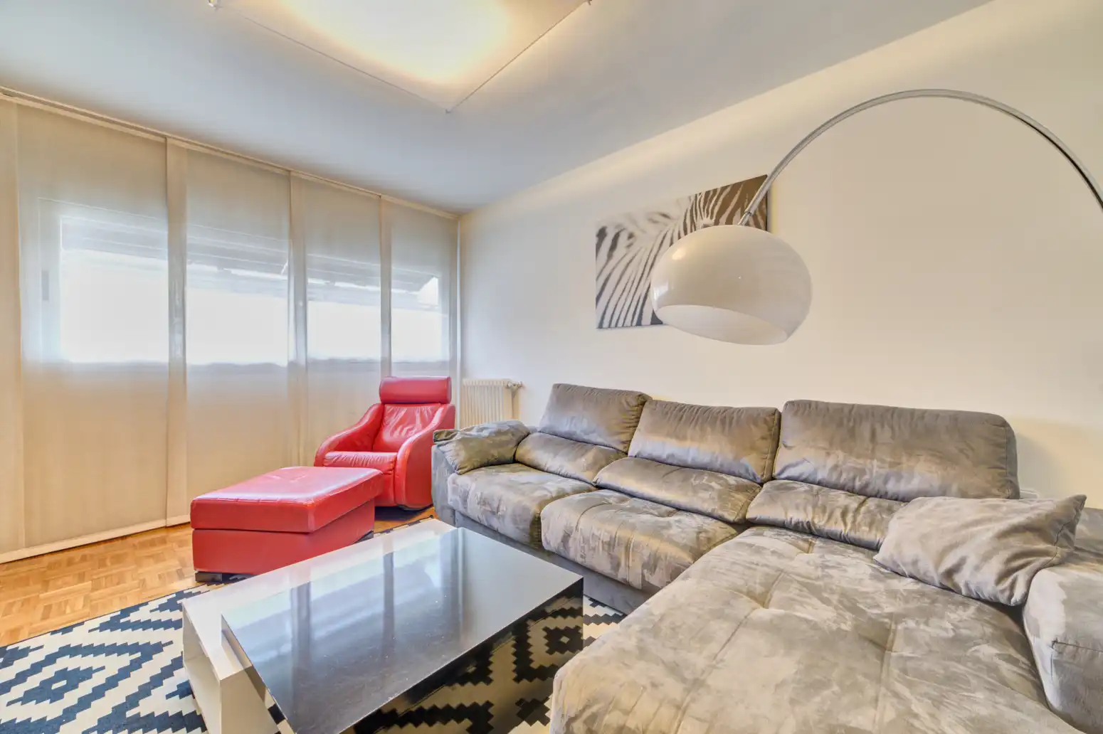 Sala de estar de Piso de alquiler en  Pamplona / Iruña con Calefacción, Parquet y Trastero