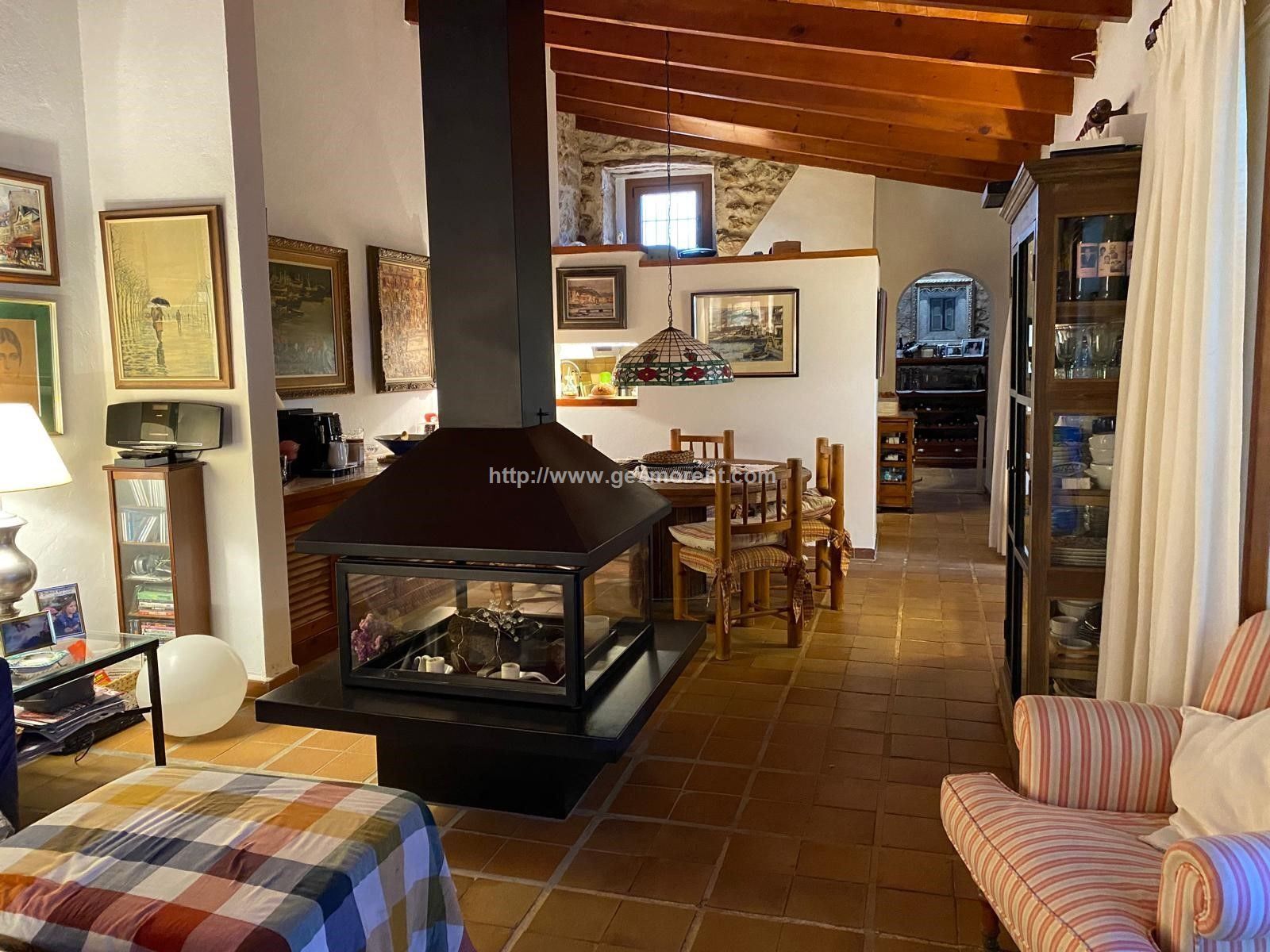 Sala d'estar de Finca rústica en venda en  Palma de Mallorca amb Aire condicionat, Calefacció i Terrassa