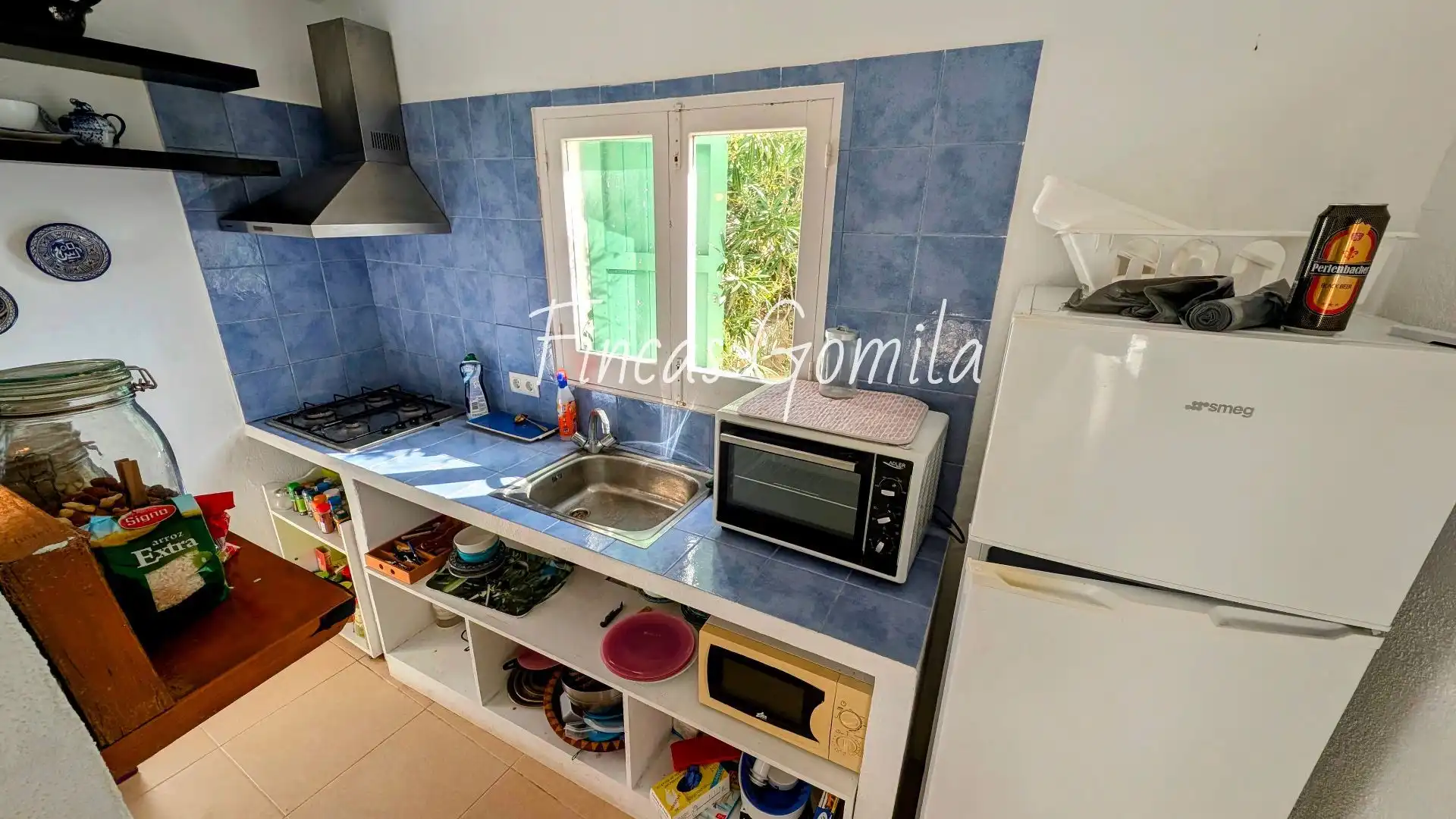 Cocina de Finca rústica en venta en Sant Lluís con Jardín privado