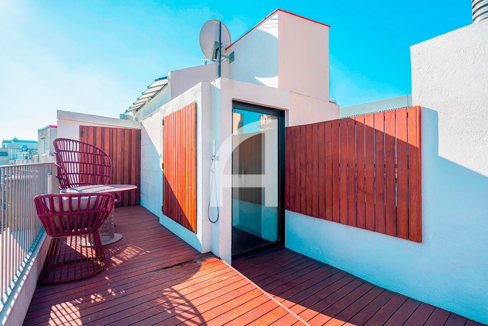 Terrassa de Pis de lloguer en  Barcelona Capital amb Aire condicionat, Calefacció i Piscina