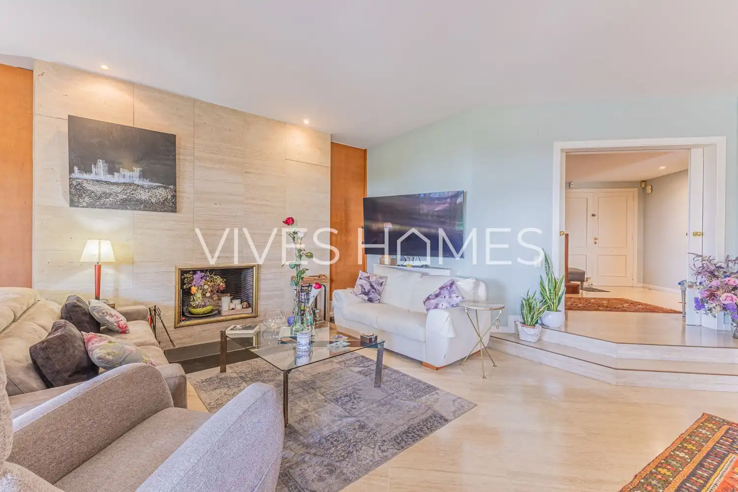 Living room of Houses for sale in Sant Vicenç de Montalt  with Air Conditioner, Heating and Private garden