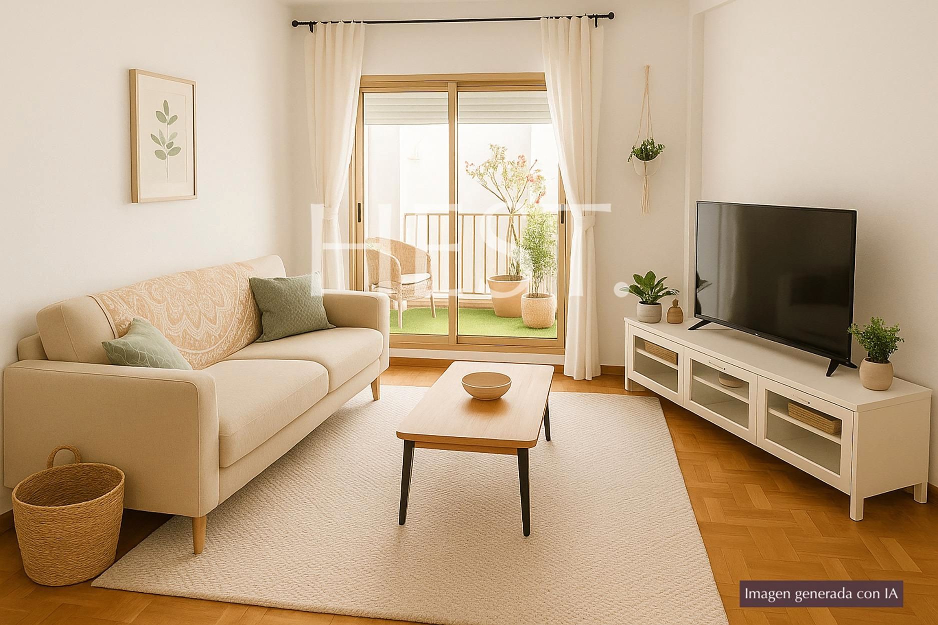 Sala d'estar de Pis en venda en  Barcelona Capital amb Balcó