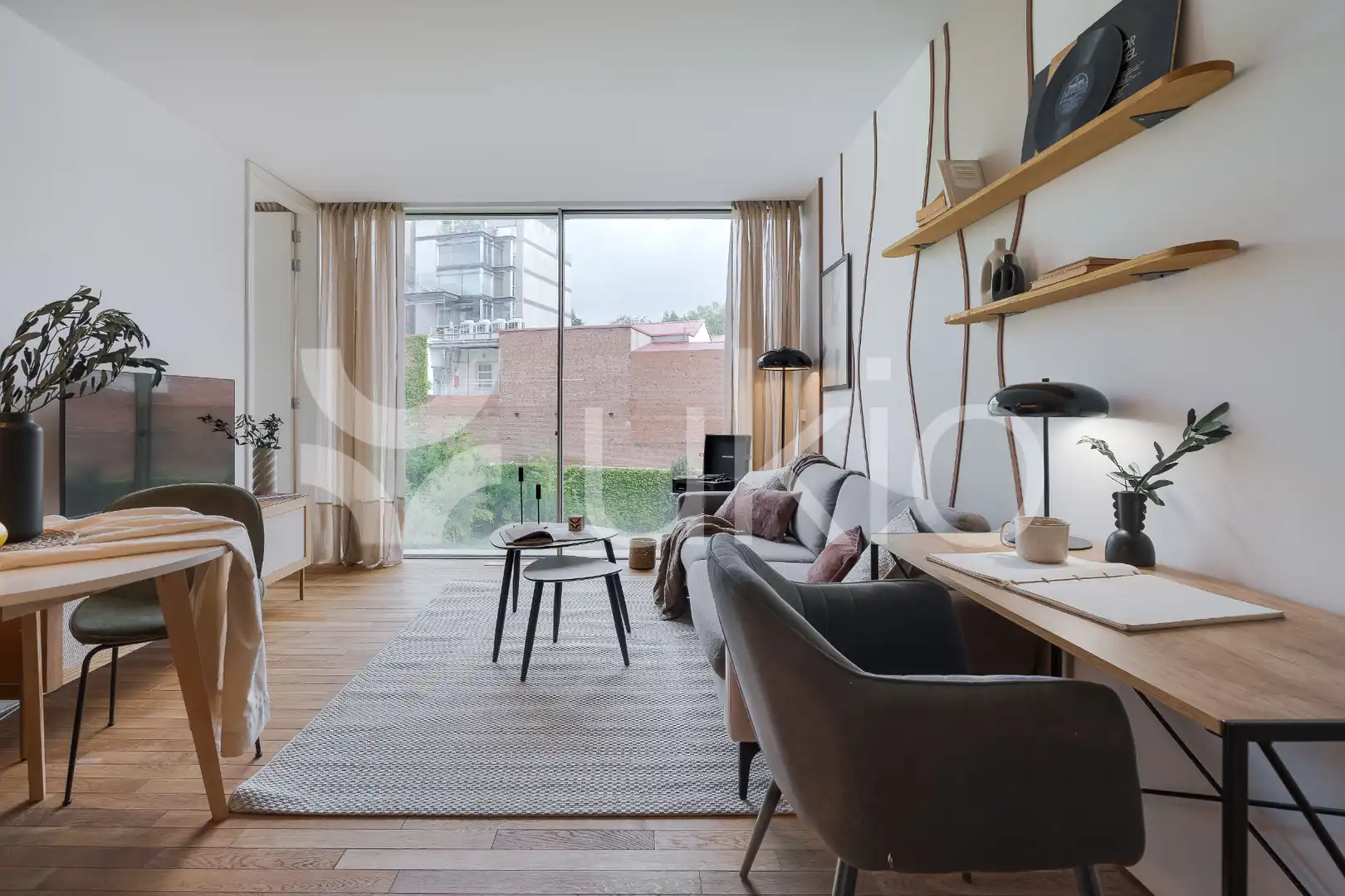 Living room of Apartments for rent in Madrid  with Heating, Swimming Pool and Furnished