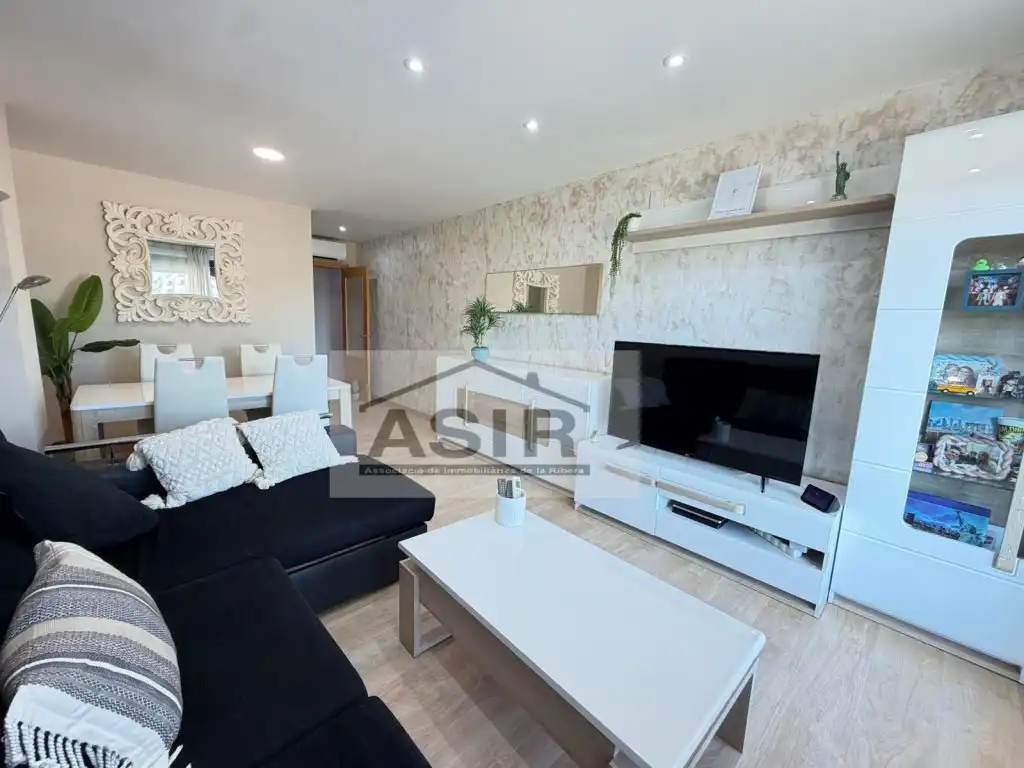 Sala de estar de Piso en venta en Alzira con Terraza