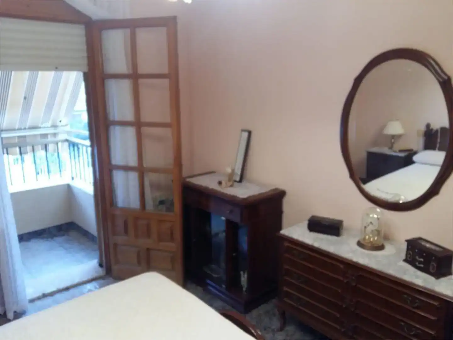 Schlafzimmer von Wohnung zur Miete in San Javier mit Klimaanlage, Privatgarten und Parkett