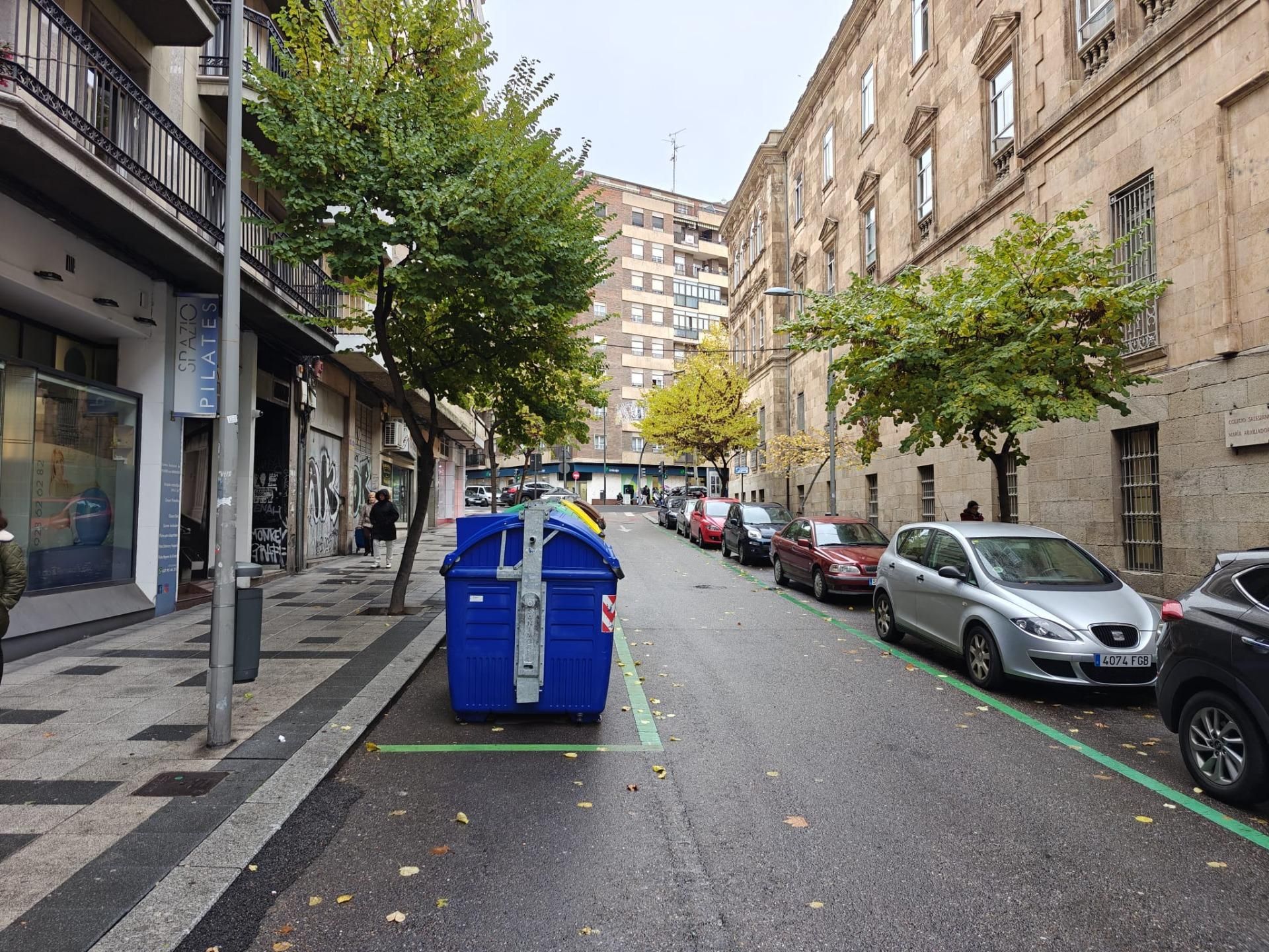 Vista exterior de Garatge en venda en Salamanca Capital