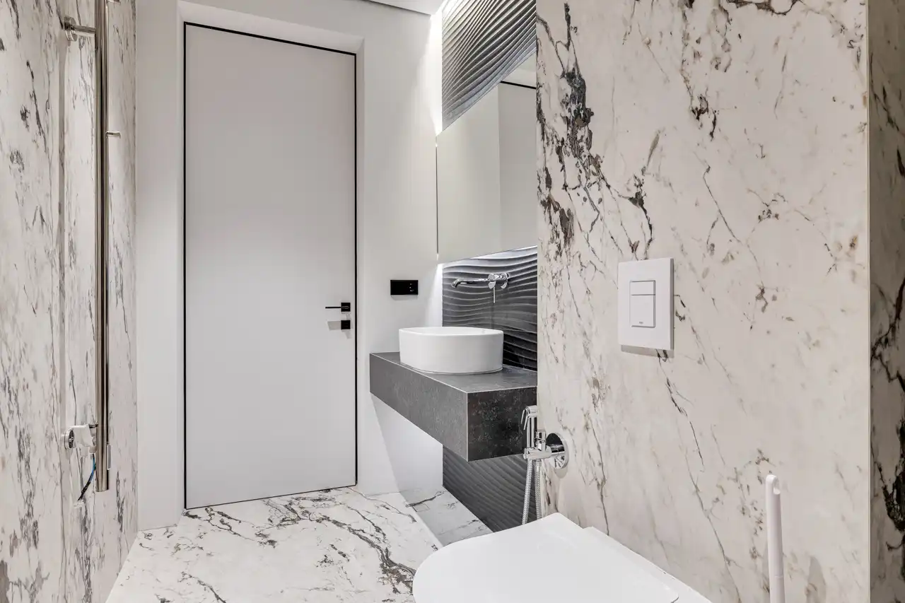 Baño de Casa o chalet en venta en Sant Just Desvern con Aire acondicionado, Jardín privado y Terraza