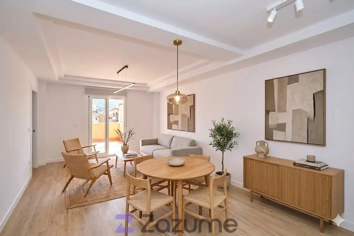 Living room of Flat for rent in Cenes de la Vega  with Air Conditioner, Heating and Private garden