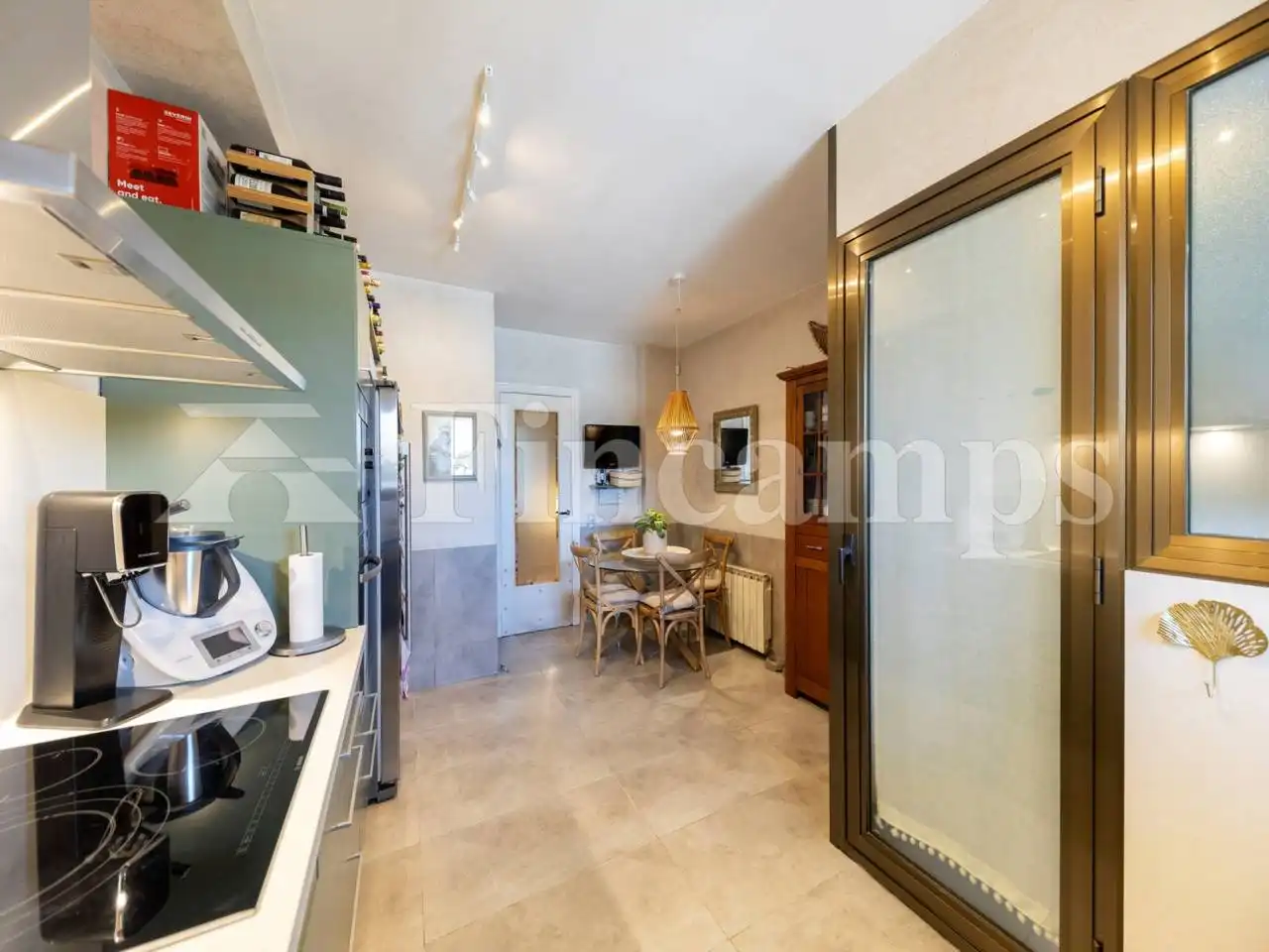 Kitchen of Attic for sale in Sabadell  with Air Conditioner, Heating and Parquet flooring