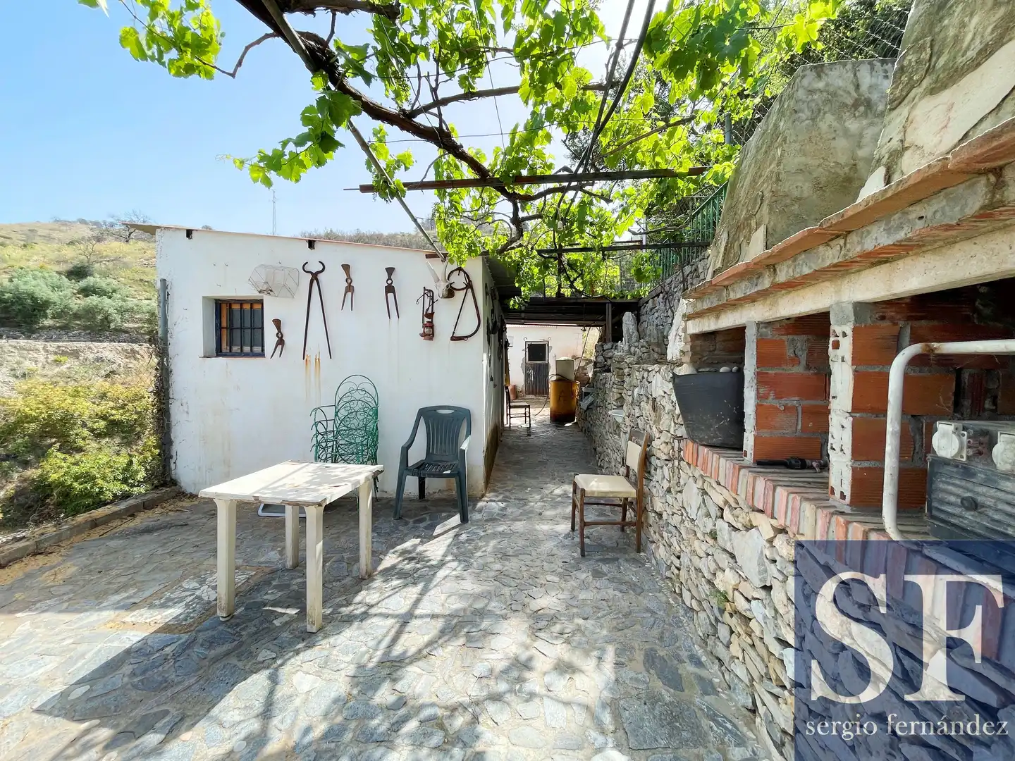 Terraza de Finca rústica en venta en Cómpeta