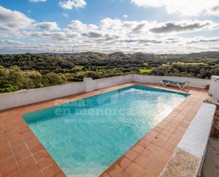 Swimming pool of Country house for sale in Maó  with Air Conditioner, Heating and Private garden