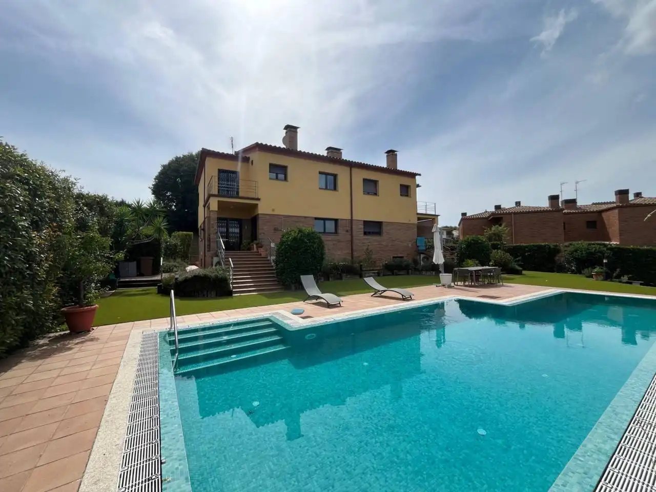 Swimming pool of Houses for rent in Girona  with Air Conditioner, Heating and Terrace