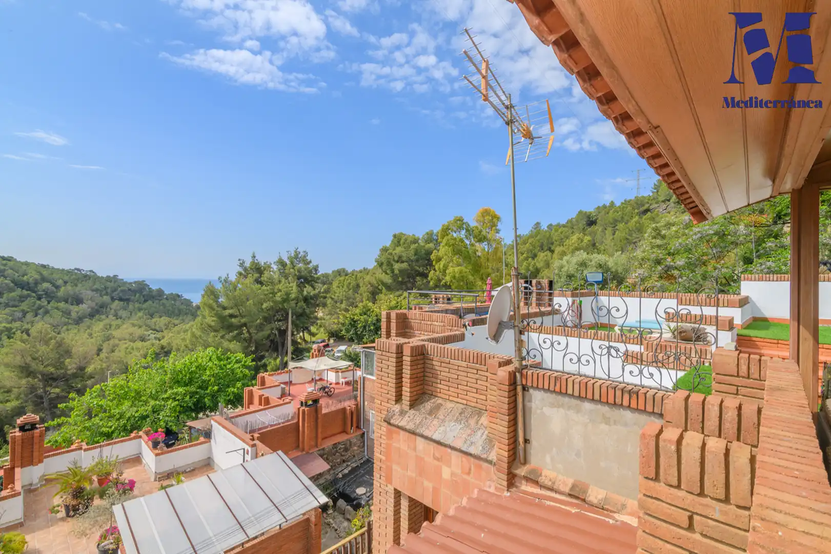 Terrassa de Casa o xalet en venda en Sitges amb Jardí privat, Parquet i Terrassa