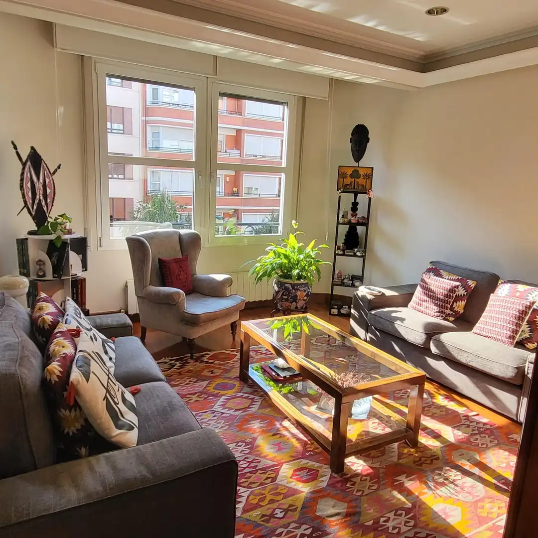 Sala de estar de Piso en venta en Bilbao  con Calefacción y Trastero