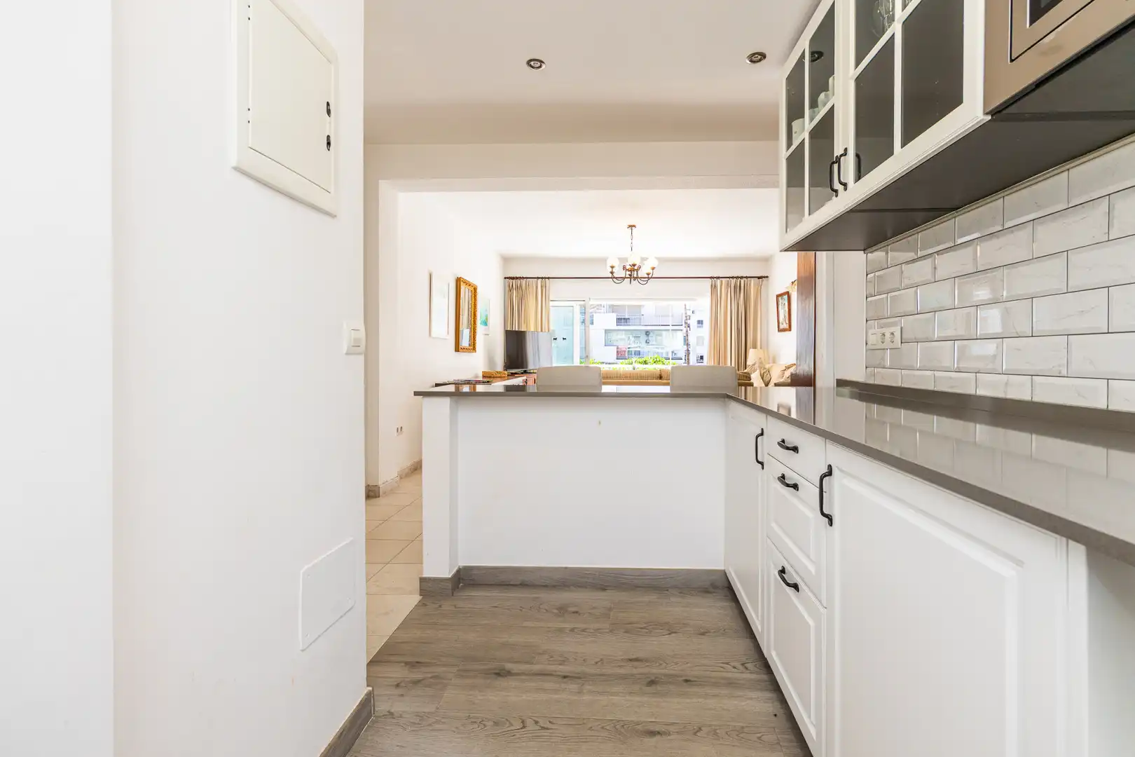 Cocina de Apartamento en venta en Fuengirola con Aire acondicionado, Terraza y Piscina