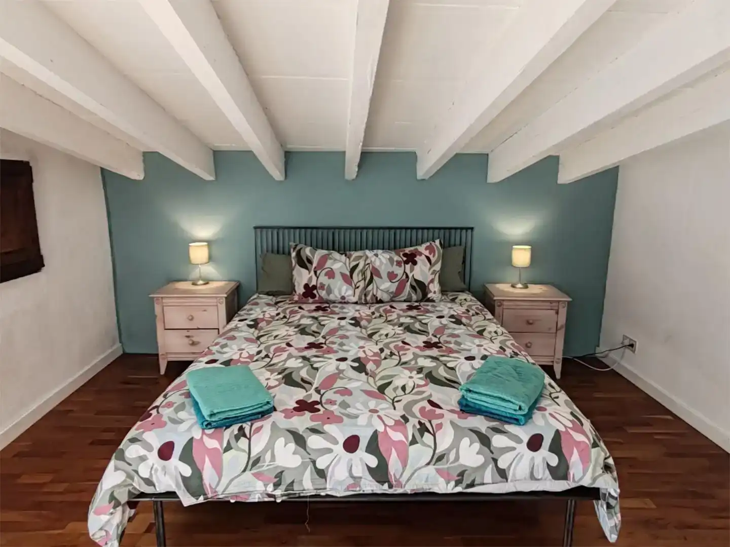 Schlafzimmer von Einfamilien-Reihenhaus zur Miete in Sóller mit Klimaanlage, Parkett und Möbliert