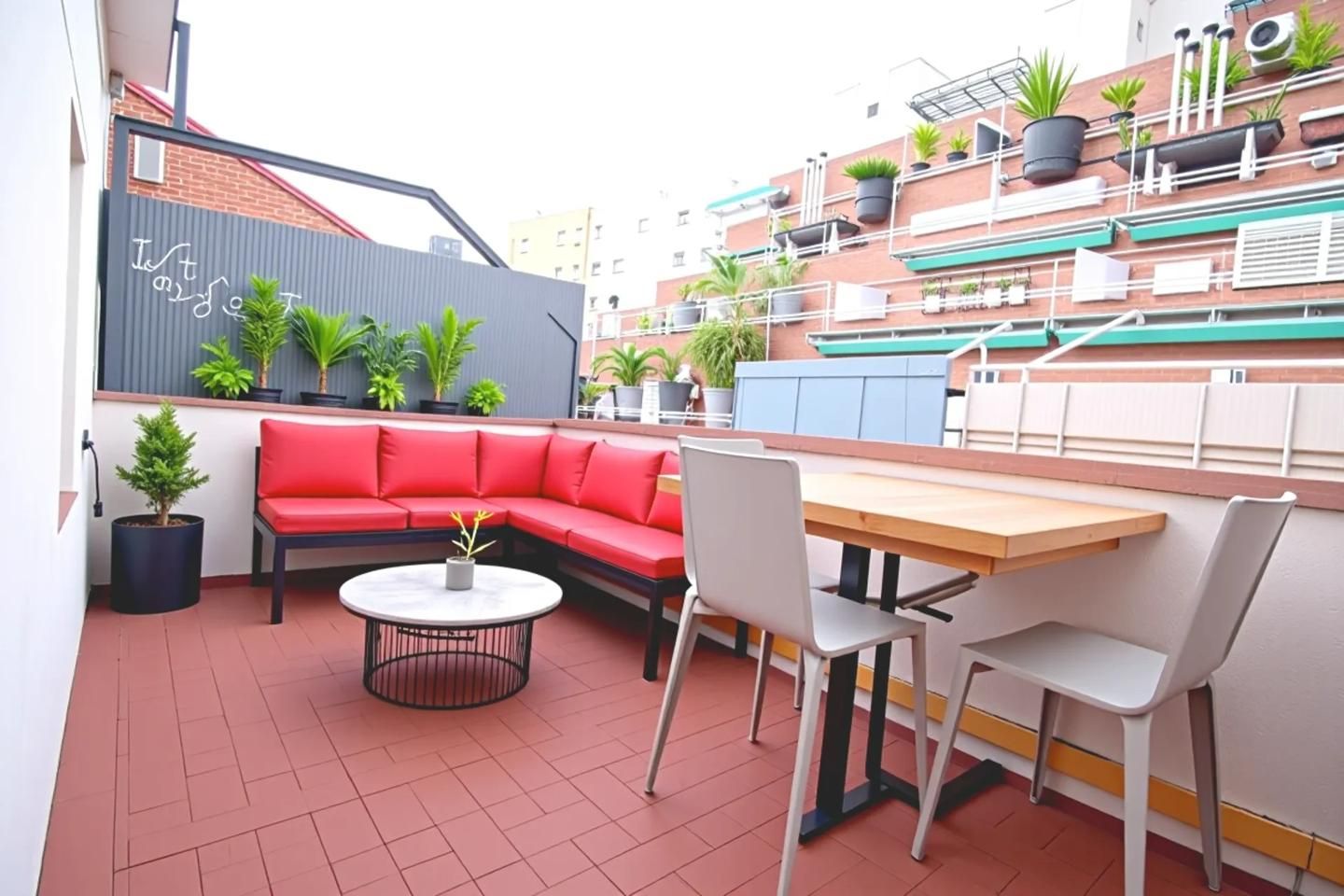 Terrace of Attic for sale in  Barcelona Capital  with Air Conditioner, Heating and Parquet flooring