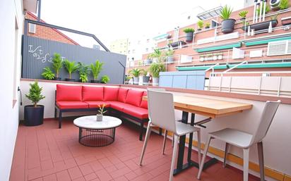 Terrace of Attic for sale in  Barcelona Capital  with Air Conditioner, Heating and Parquet flooring