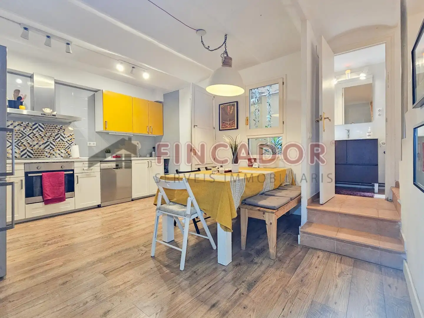 Kitchen of Duplexes for sale in Barcelona  with Heating and Furnished