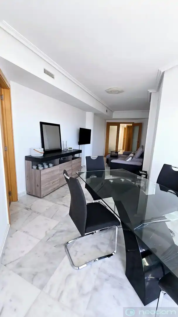 Wohnzimmer von Wohnung zur Miete in Villajoyosa / La Vila Joiosa mit Terrasse und Schwimmbad