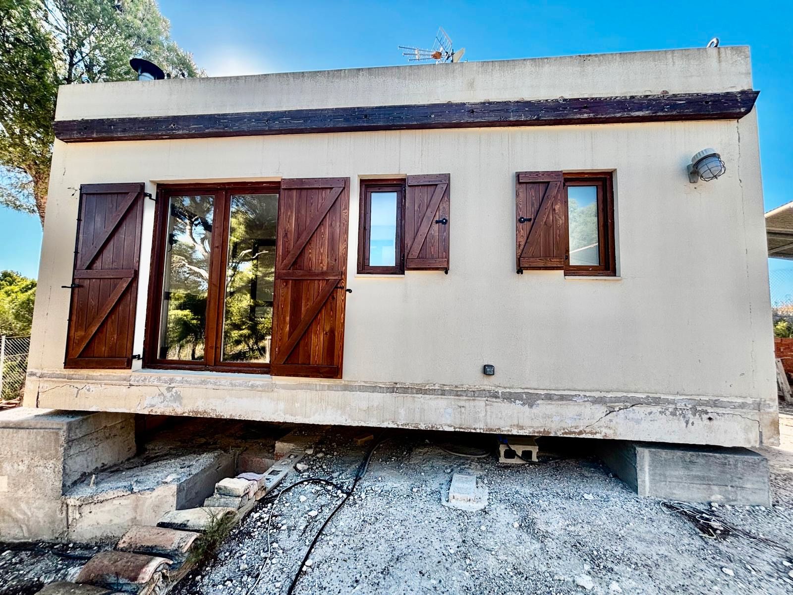 Exterior view of Country house for sale in La Muela  with Private garden and Storage room
