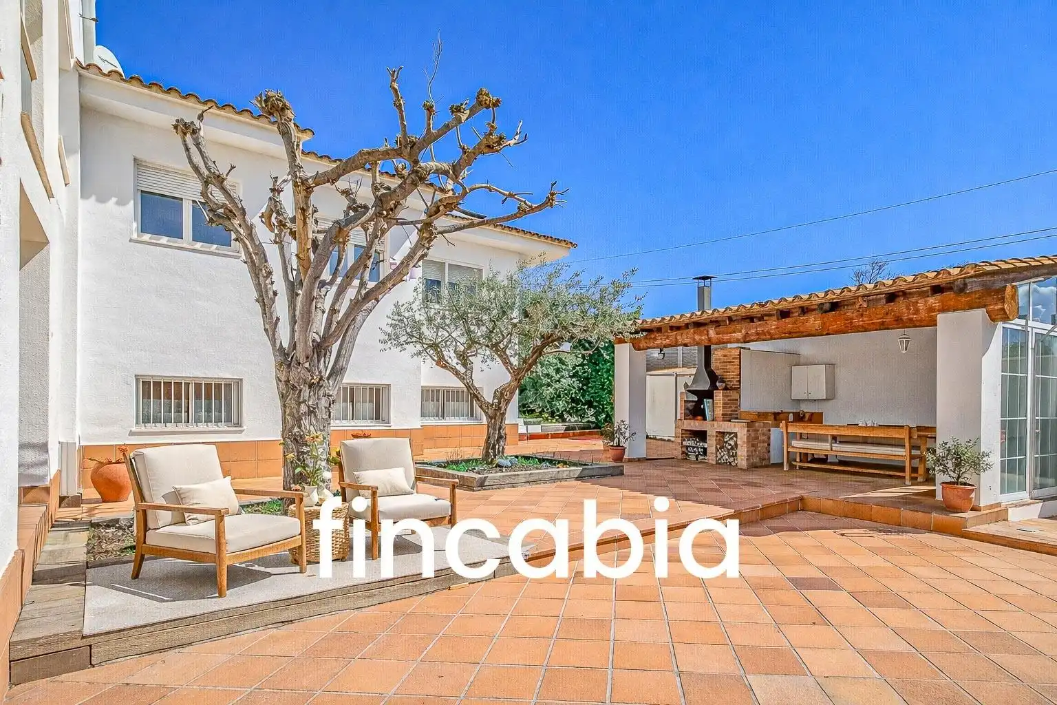 Vista exterior de Casa o xalet en venda en Santa Coloma de Farners amb Aire condicionat, Calefacció i Jardí privat