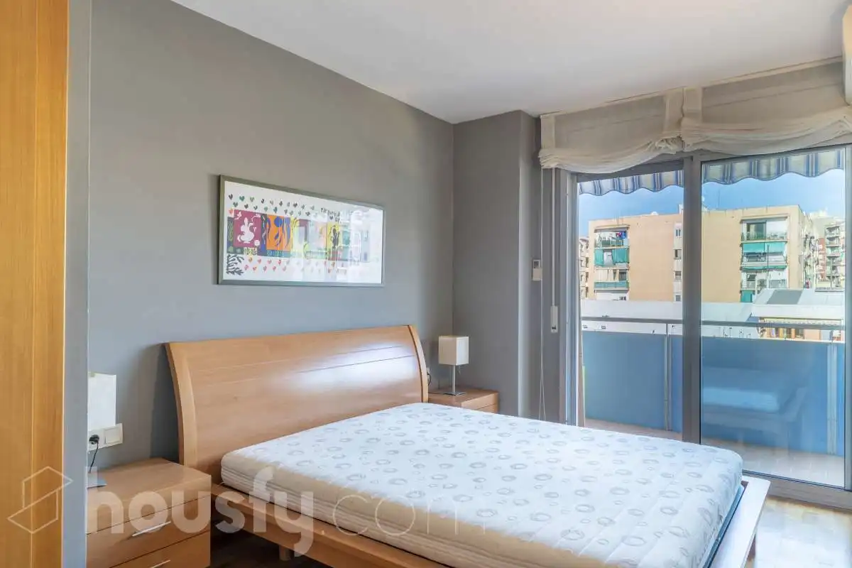 Bedroom of Flat for rent in Mataró  with Air Conditioner, Heating and Parquet flooring