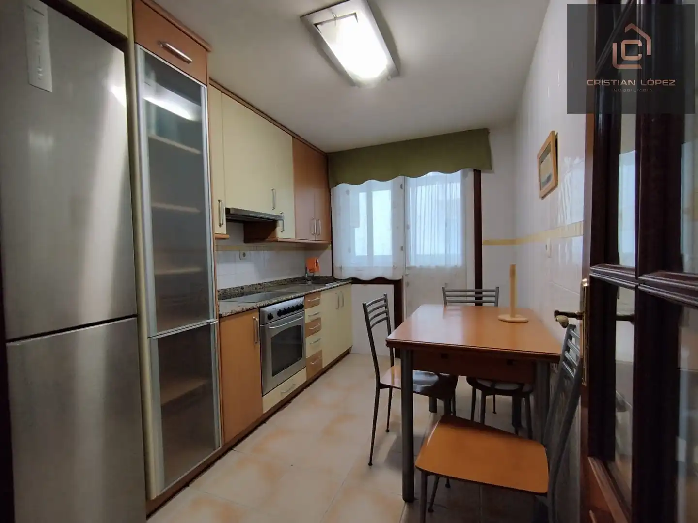 Cocina de Piso en venta en A Coruña Capital  con Calefacción, Jardín privado y Parquet