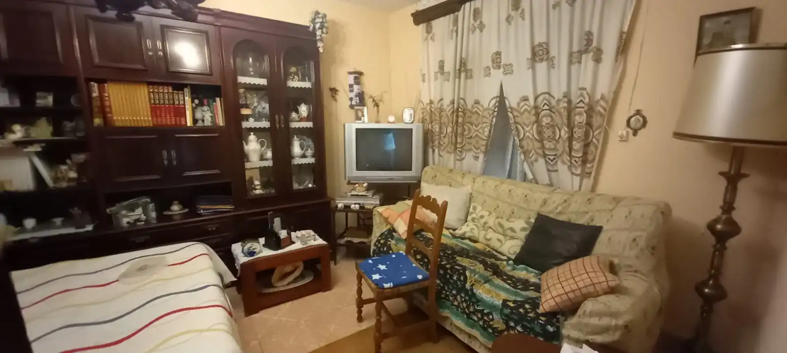 Living room of Houses for sale in Villavaquerín  with Furnished