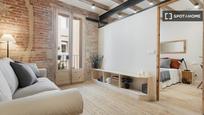 Sala d'estar de Pis de lloguer en  Barcelona Capital amb Aire condicionat, Calefacció i Moblat