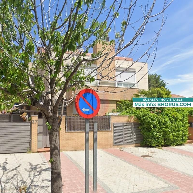 Exterior view of House or chalet for sale in Leganés  with Private garden