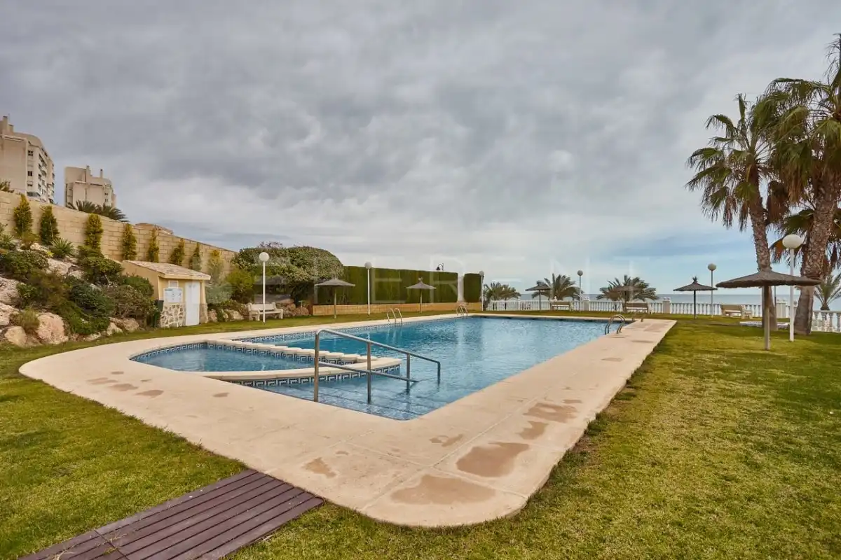 Swimming pool of Apartments for rent in El Campello  with Air Conditioner, Heating and Private garden