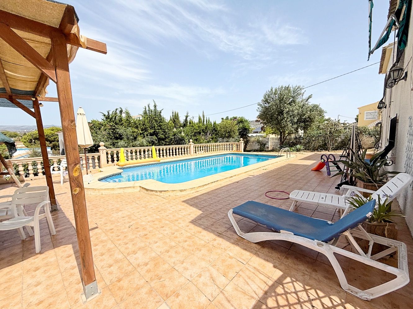 Piscina de Casa o xalet en venda en Calpe / Calp amb Aire condicionat, Calefacció i Jardí privat