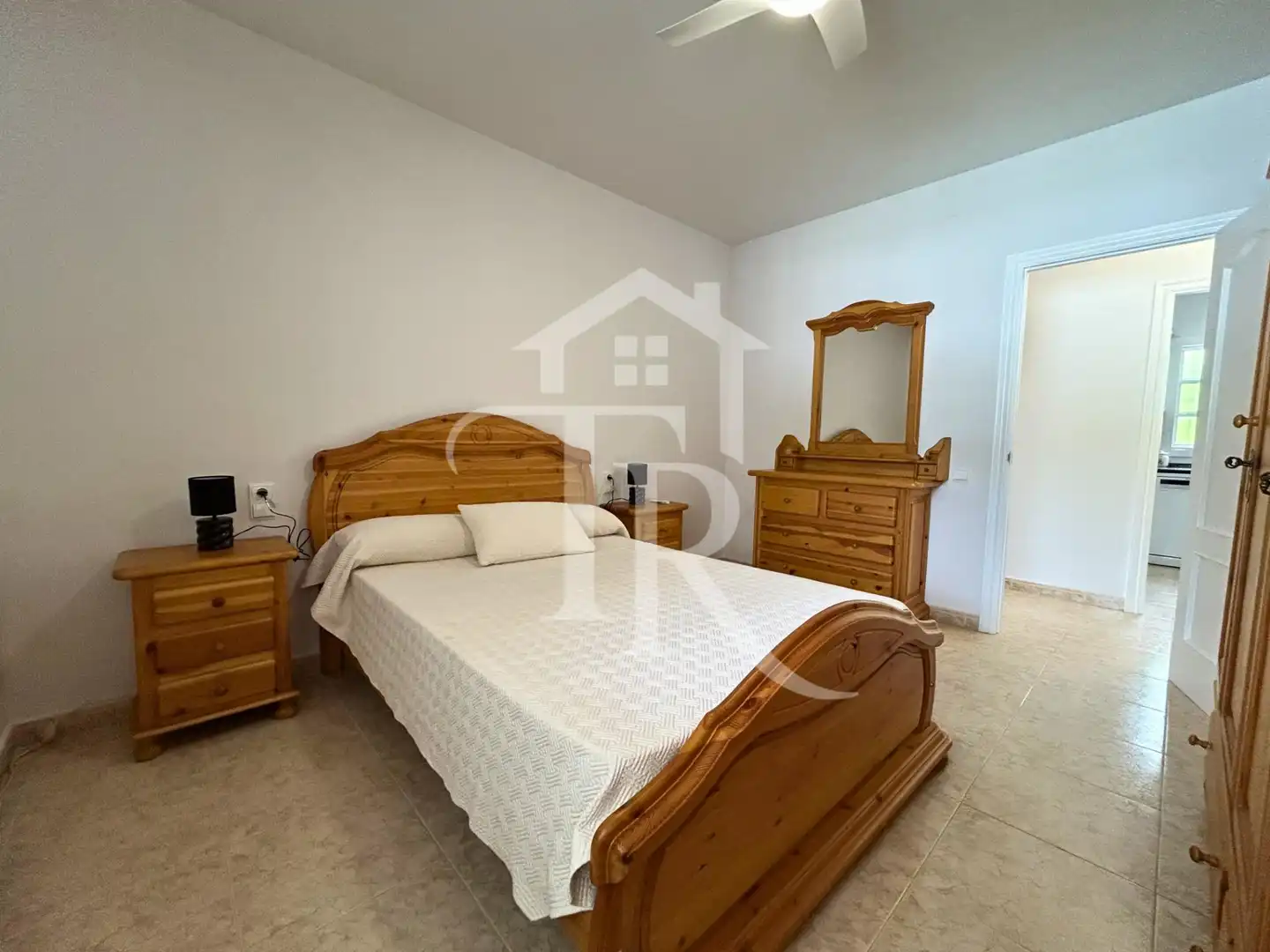 Bedroom of Houses for rent in Roda de Berà  with Private garden, Swimming Pool and Furnished