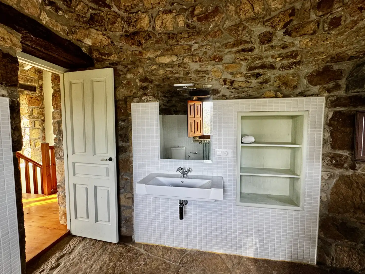 Bany de Casa o xalet de lloguer en Riotuerto amb Calefacció, Terrassa i Traster