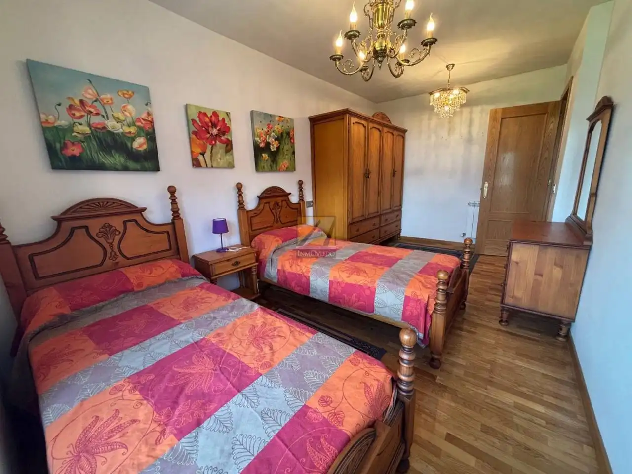 Schlafzimmer von Wohnung zum Verkauf in Gijón  mit Heizung, Abstellraum und Möbliert