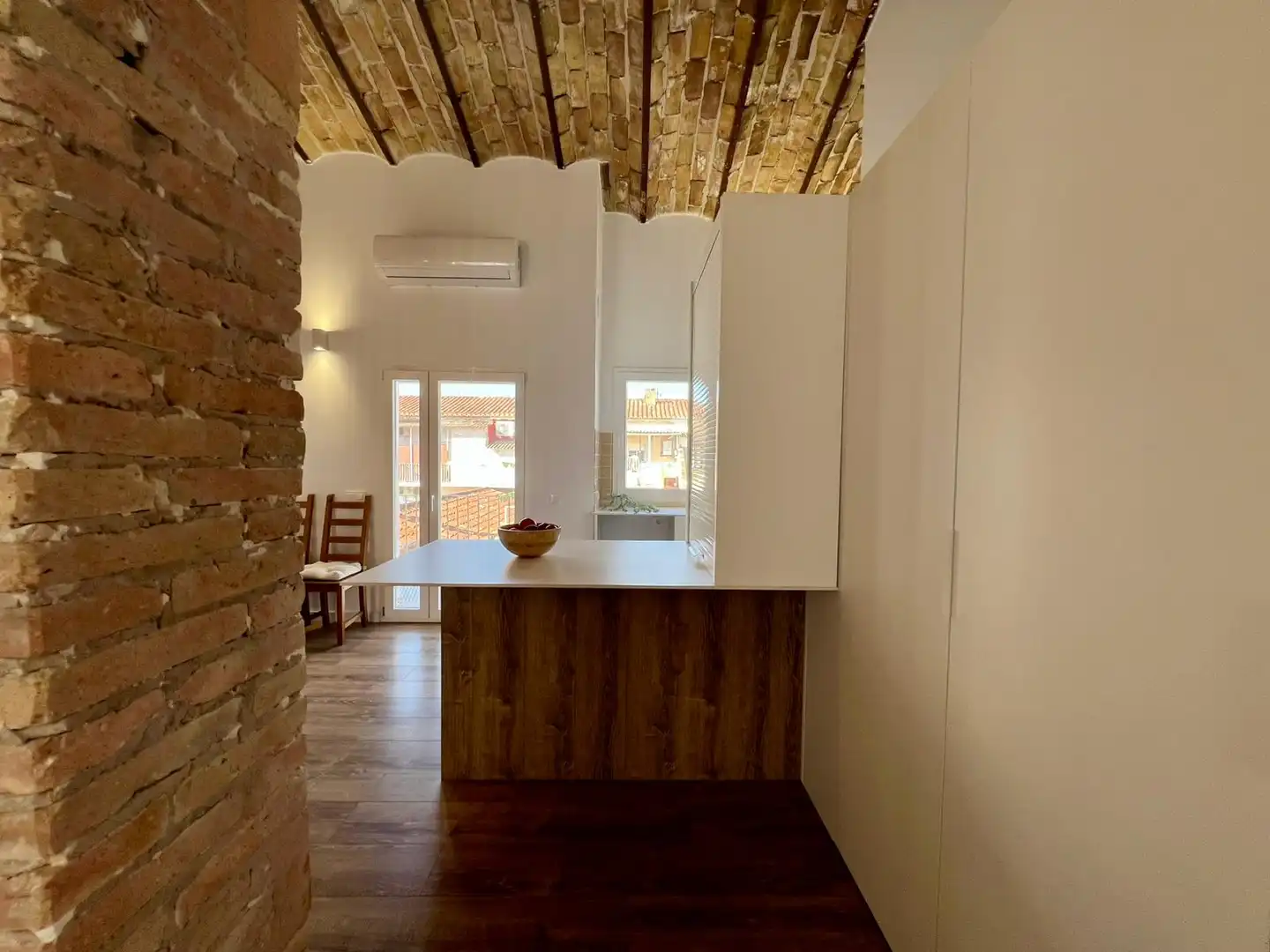 Cocina de Piso de alquiler en Sagunto / Sagunt con Aire acondicionado, Amueblado y Horno