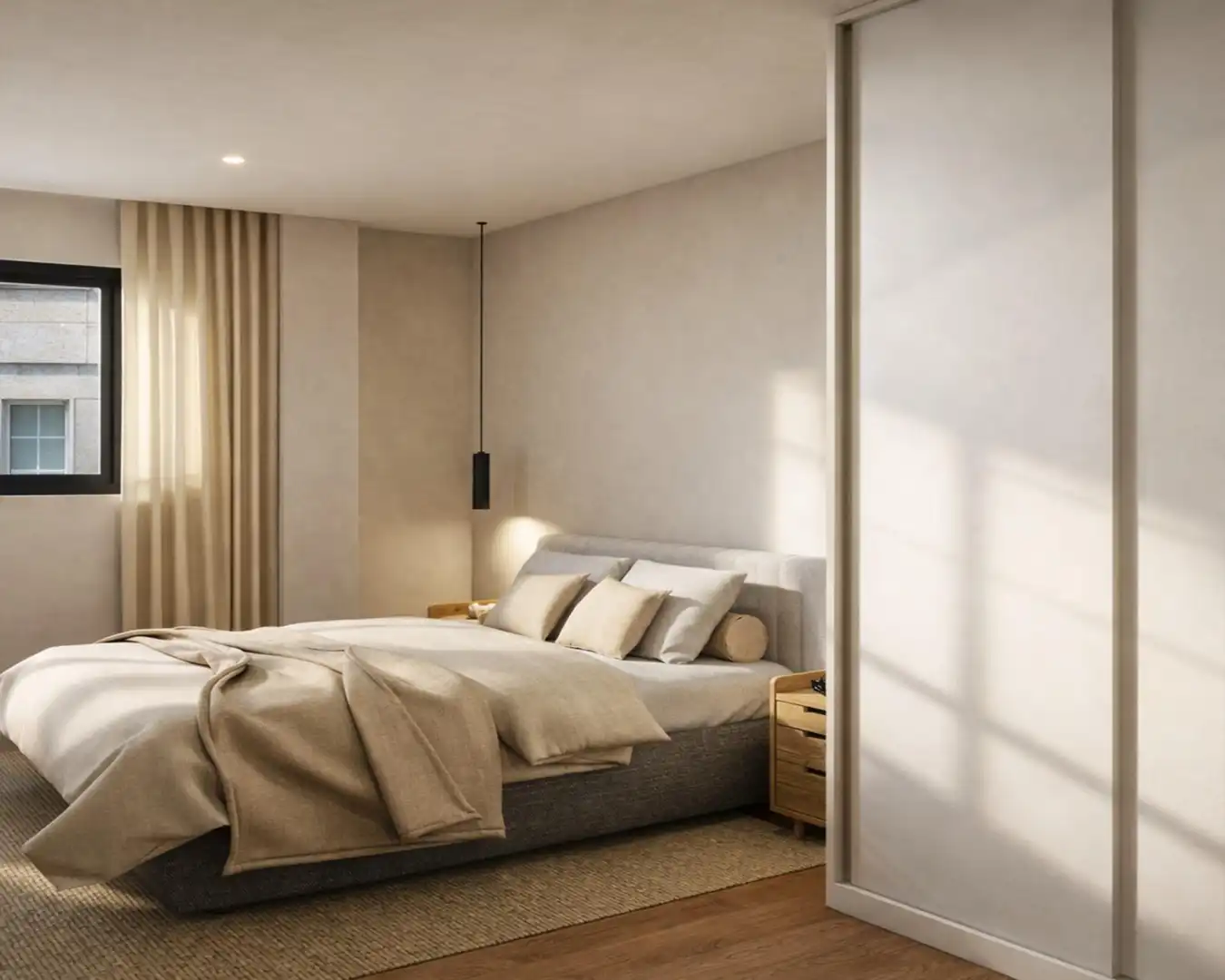 Bedroom of Flat for sale in Vilanova de Arousa  with Heating