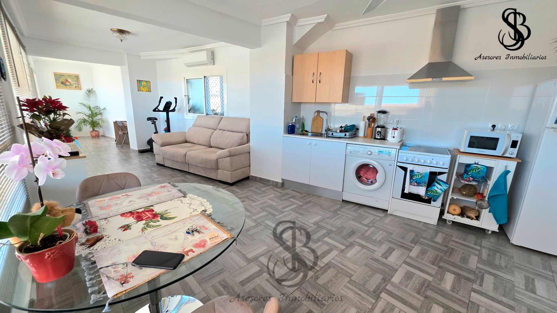 Living room of Flat for sale in Alicante / Alacant  with Air Conditioner, Heating and Terrace