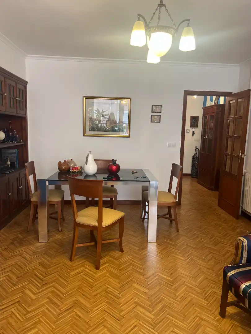 Dining room of Apartments for sale in Baiona  with Heating, Furnished and Washing machine