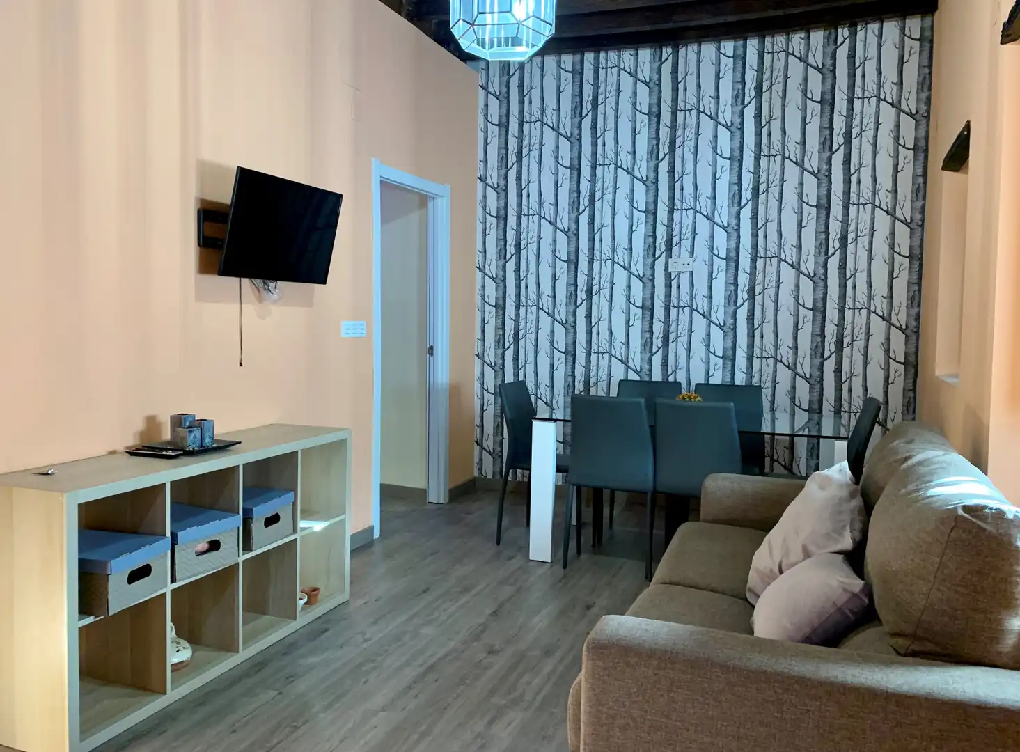 Living room of Flat for rent in  Granada Capital  with Air Conditioner, Heating and Parquet flooring