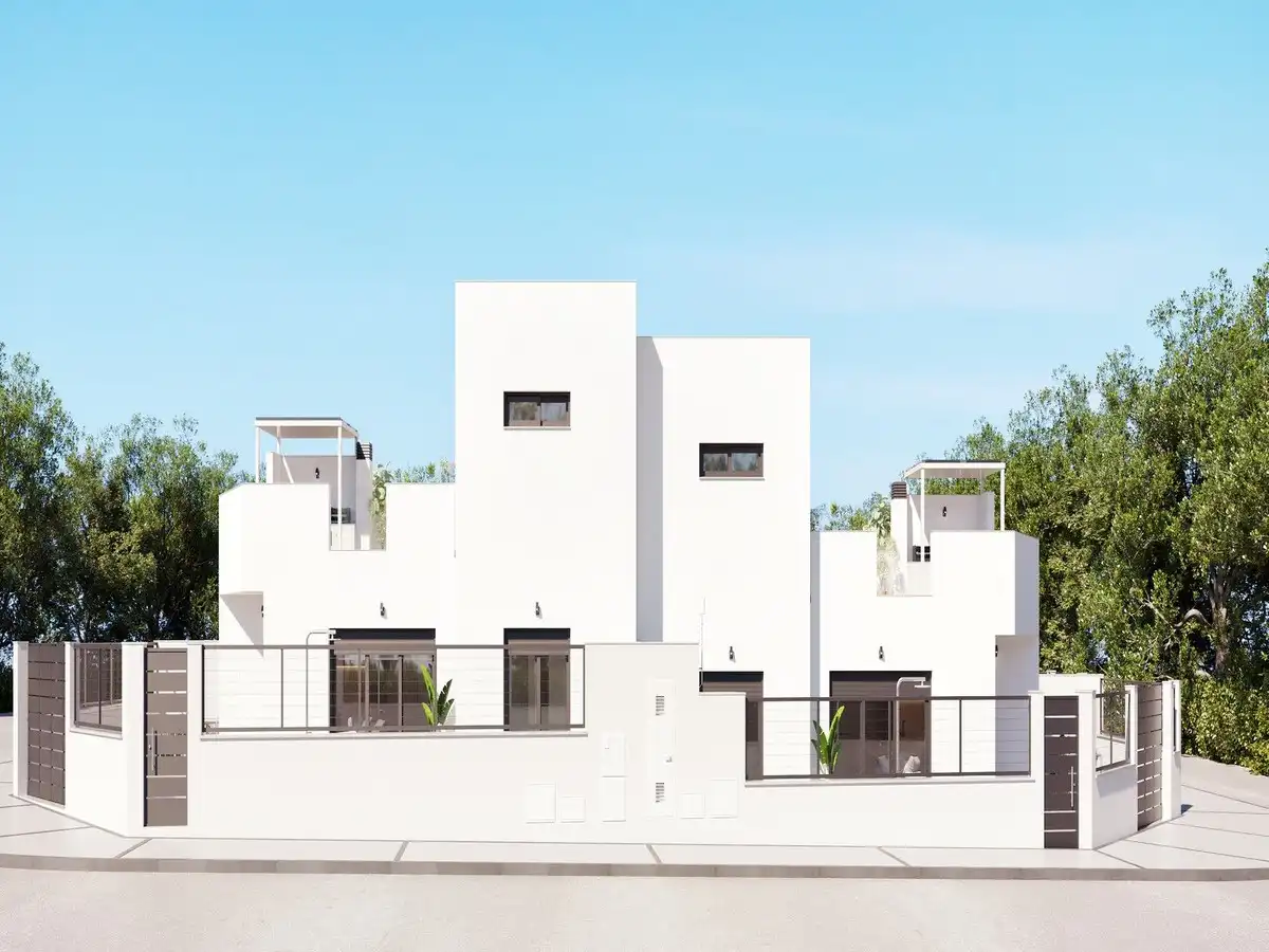 Vista exterior de Casa o chalet en venta en Torre-Pacheco con Piscina