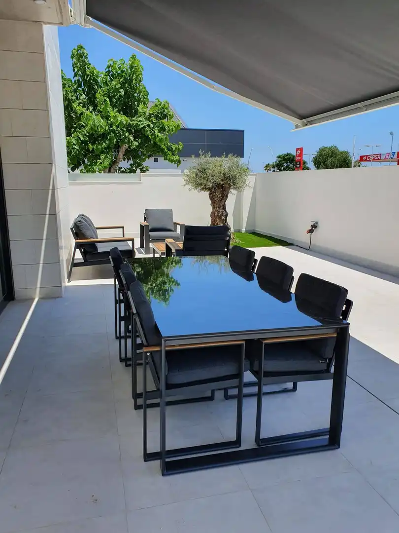Terrassa de Casa o xalet en venda en Pilar de la Horadada amb Aire condicionat, Calefacció i Jardí privat