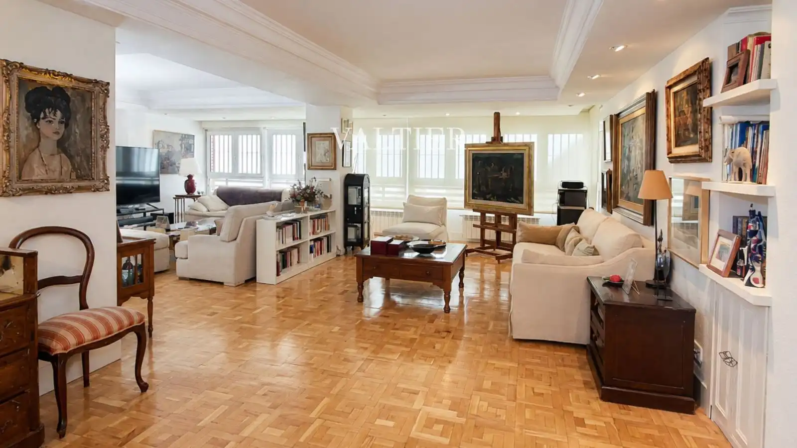 Sala de estar de Piso en venta en Madrid con Aire acondicionado, Calefacción y Terraza